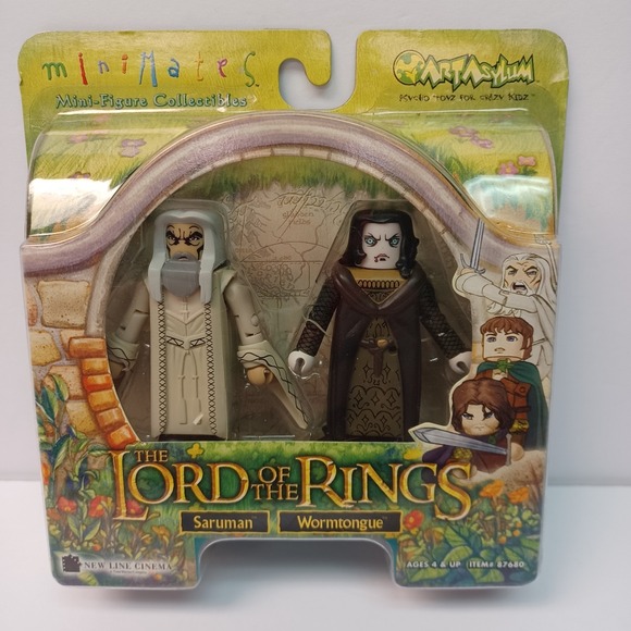 Minimates Other - Lord Of The Rings Minimates Saruman & Wormtongue 2004 Mini Figures